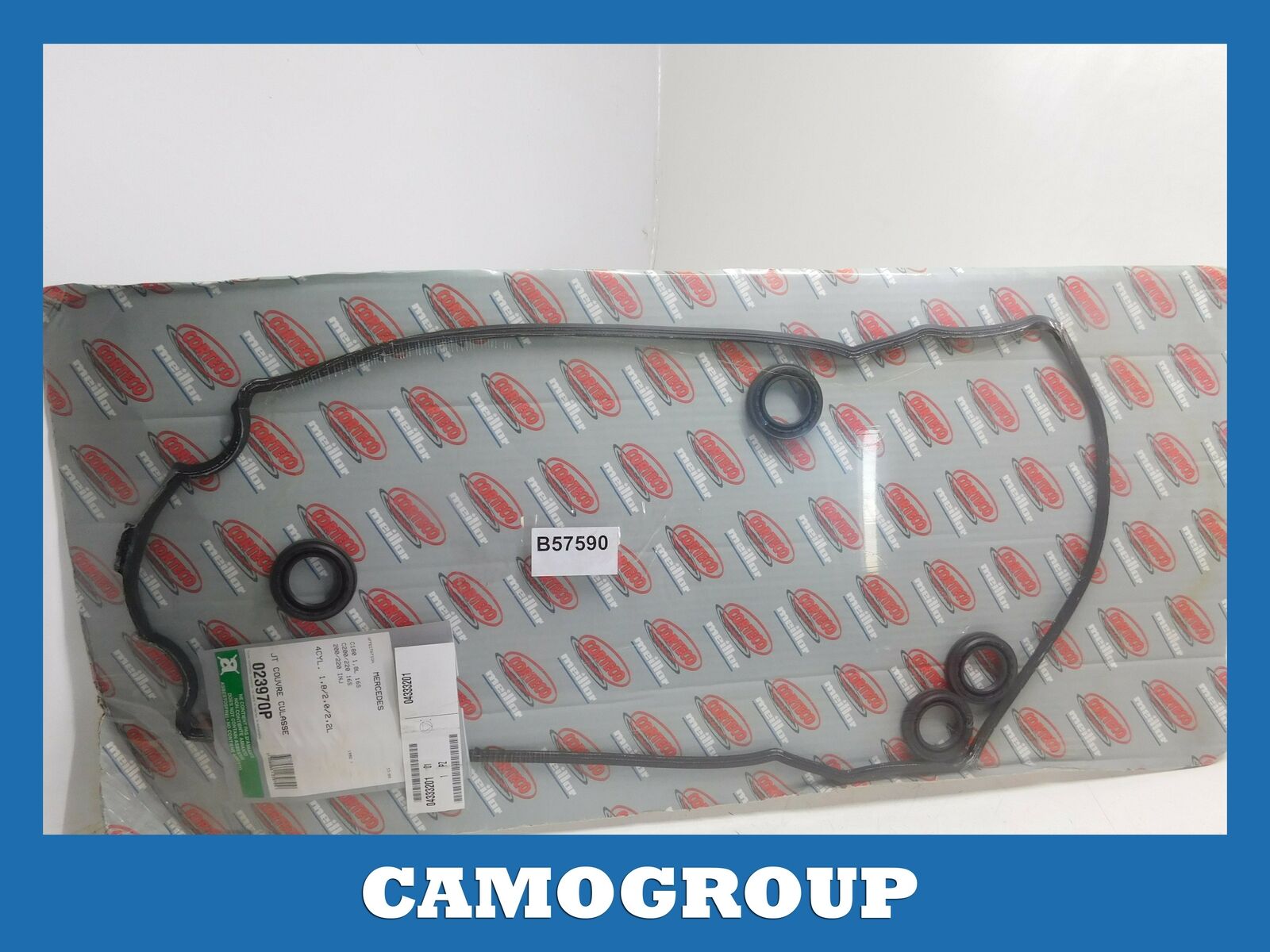 GUARNIZIONE COPRITESTATA HEAD COVER GASKET CORTECO PER MERCEDES C180 1.8 023970P
