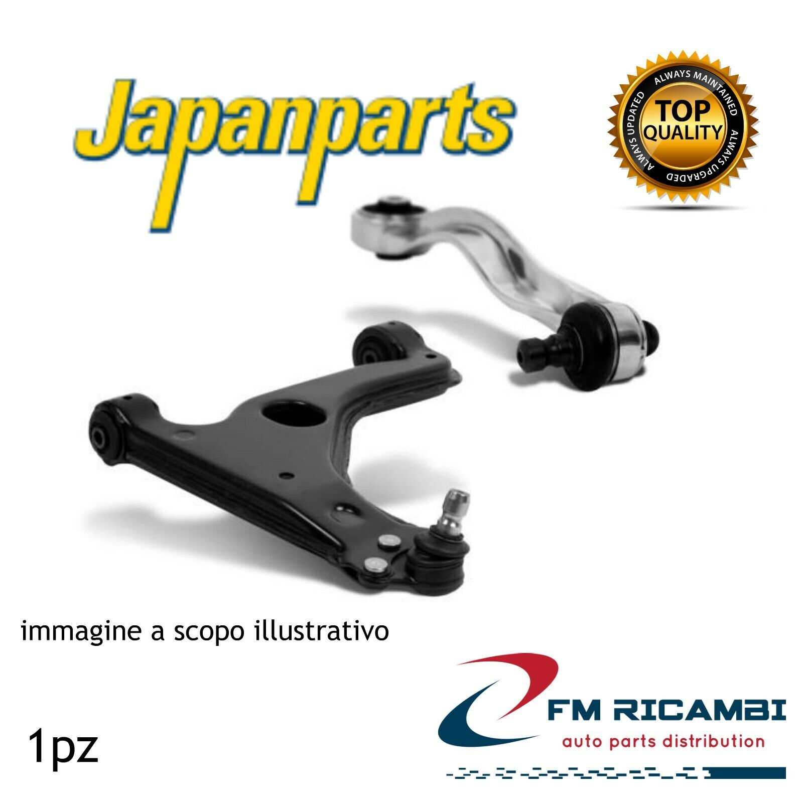 BS-W06L JAPANPARTS Braccio oscillante CHEVROLET MALIBU (V300) 1.6 T 2