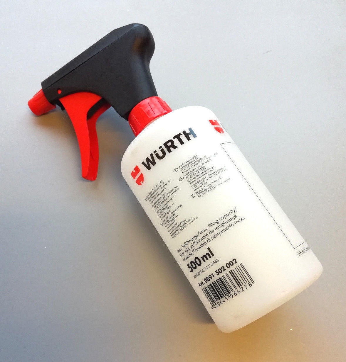 3x Wurth 0891502002 Spray Bottiglie 500ml
