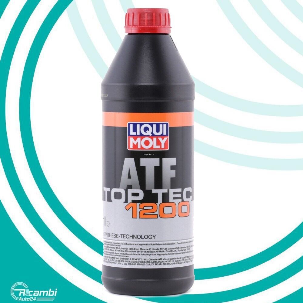 LIQUI MOLY 3681 TOP TEC ATF 1200 OLIO CAMBIO AUTOMATICO ROSSO ATF III 1 LITRO