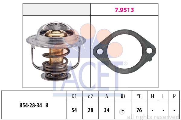 TERMOSTATO FACET 78521