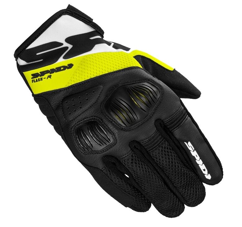 GUANTO GLOVE IN TESSUTO FLASH - R EVO NERO GIALLO FLUO SPIDI SIZE XXXL