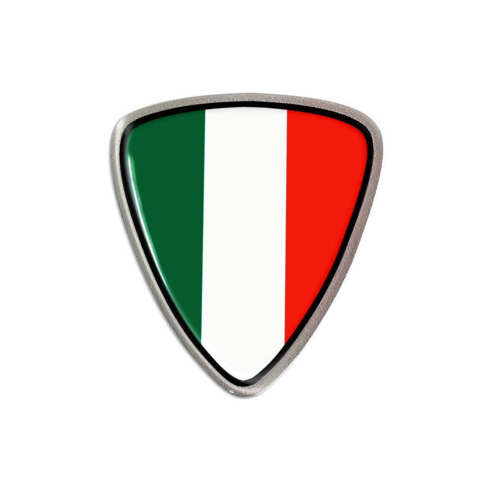 Sticker Adesivo 3D Scudetto Bandiera Italia HQ