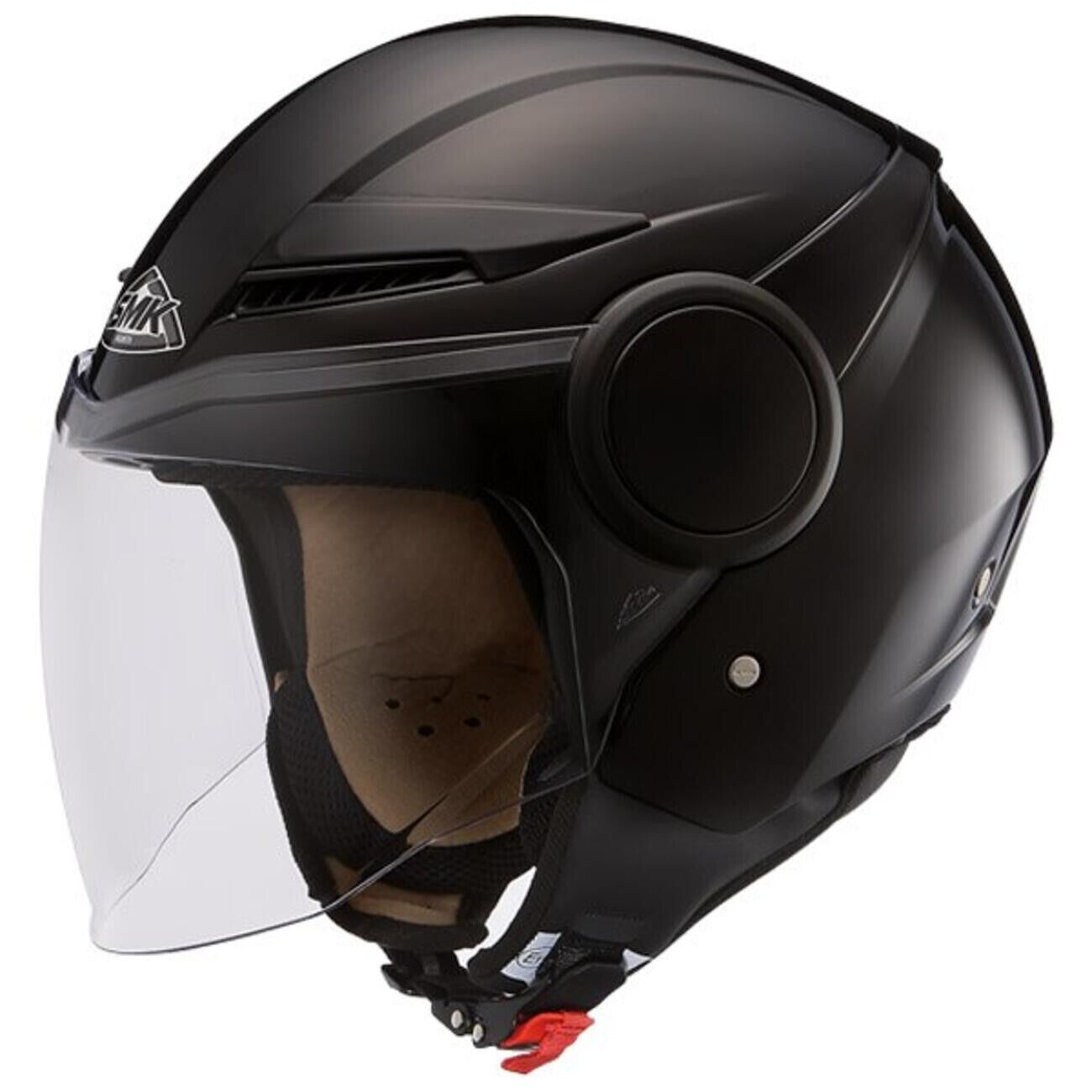Casco Jet Streem Matt Black Smk SIZE S