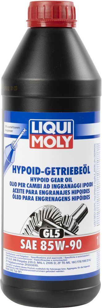Olio per cambi ad ingranaggi ipoidi (GL5) SAE 85W-90 1L LIQUI-MOLY