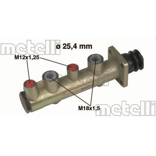 Cilindro Maestro Del Freno Metelli 05-0107 per Iveco