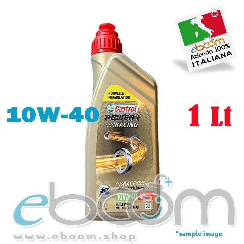 CASTROL 10w40 Olio motore Moto POWER RACING 4T Racing - Ultimate Acceleration 1