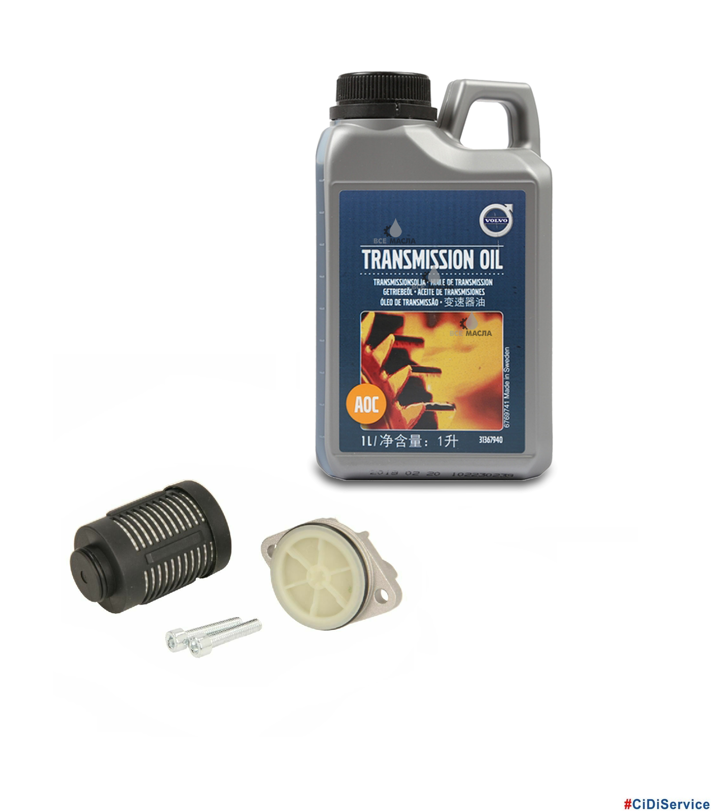 Kit Manutenzione Haldex Gen IV 4 Filtro + Olio Originale Volvo Ford Land Rover
