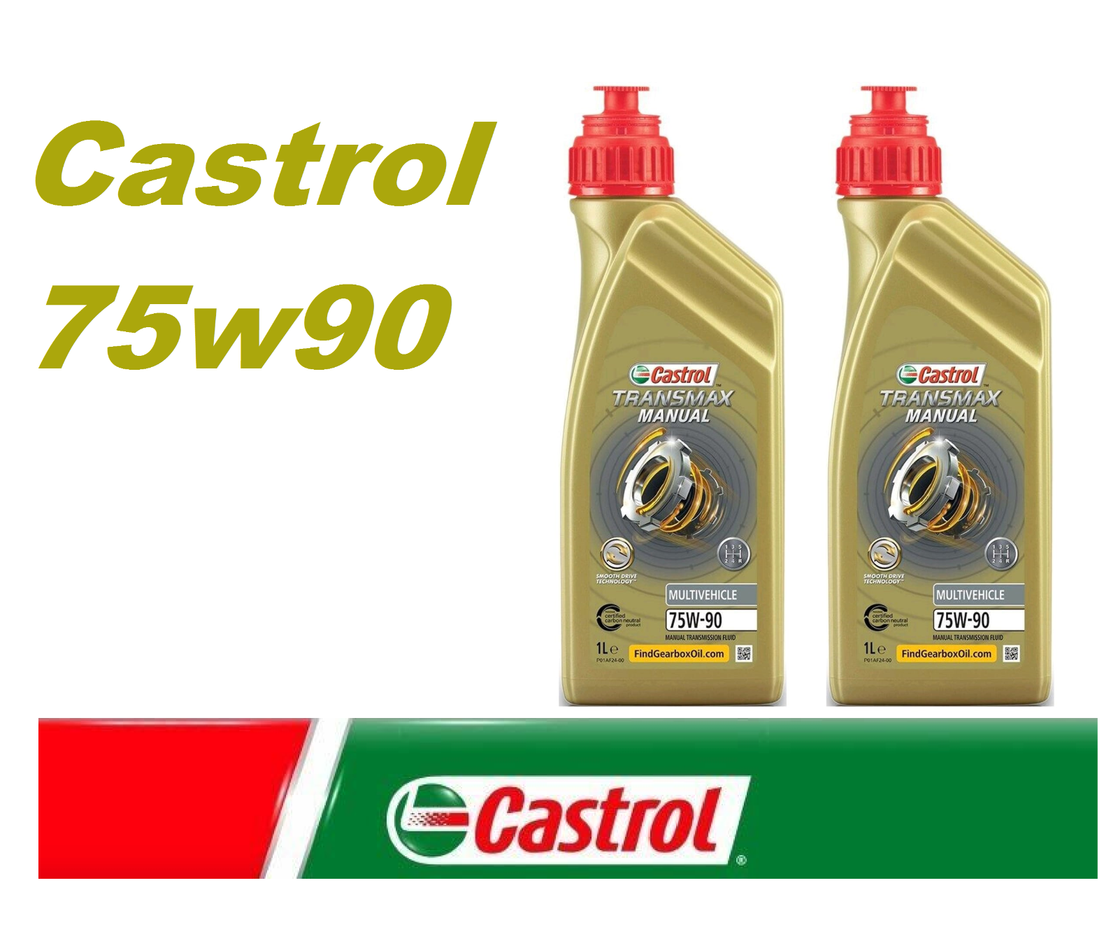 Olio cambio differenziale 75W90 CASTROL Transmax cambio  2 litri  100% sintetico