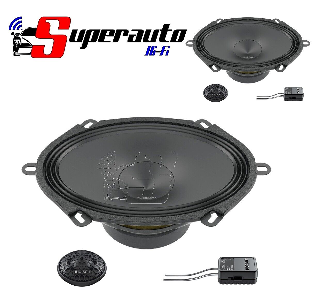 AUDISON APK 570 APK570 PRIMA Kit a 2 vie 5 x 7 Sistema Altoparlanti Auto casse