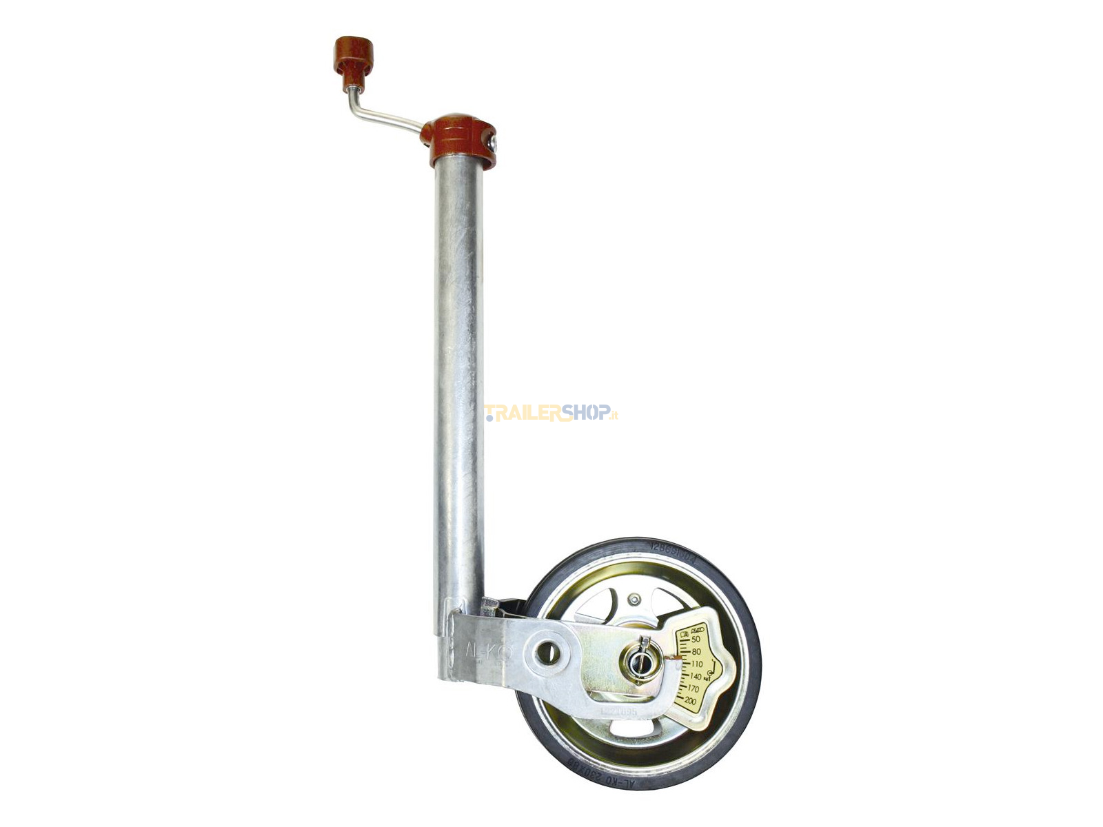 RUOTINO D'APPOGGIO ALKO PREMIUM D 48 MM 300 KG CON INDICATORE DI CARICO PESO