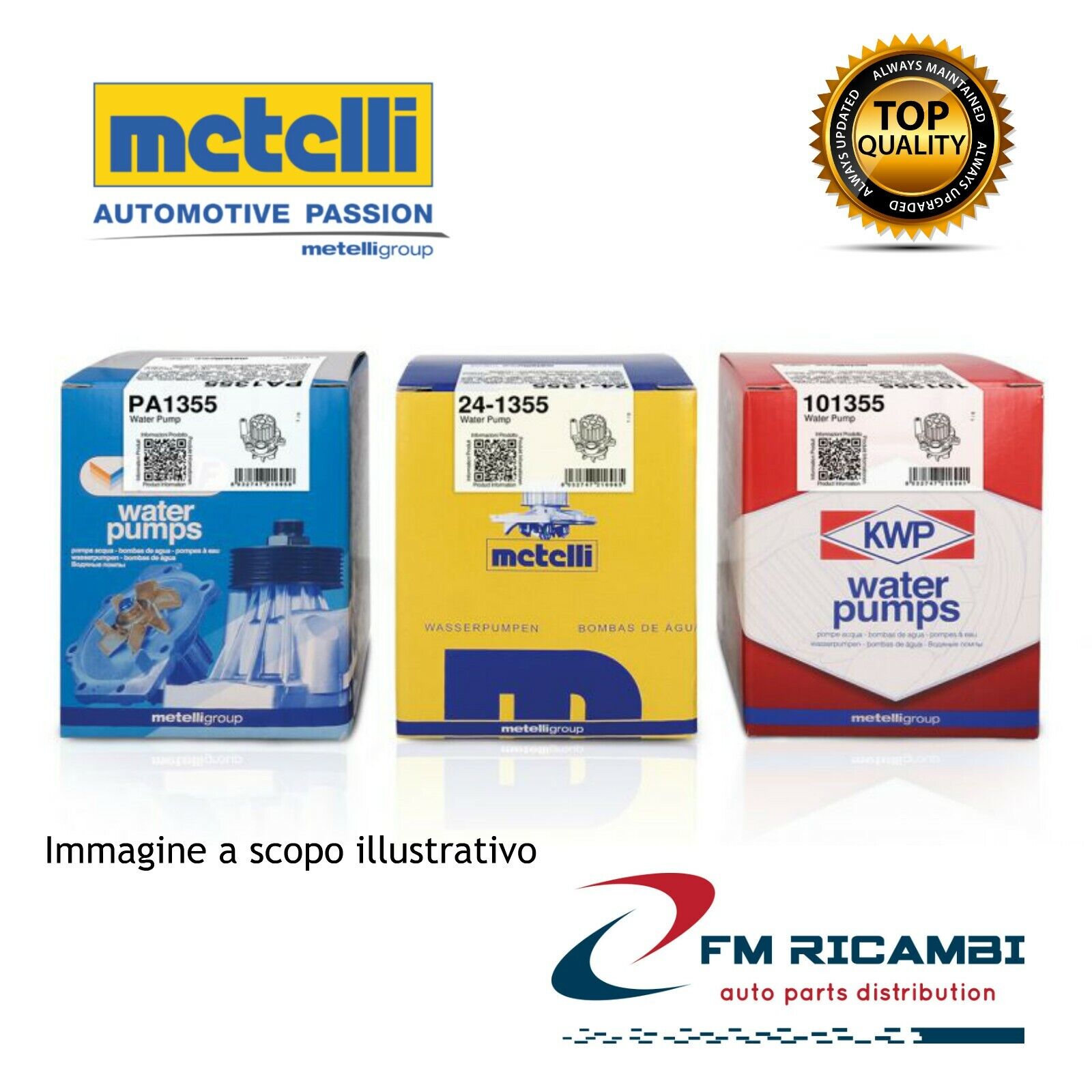 24-0431 METELLI POMPA ACQUA BMW 3 BZ >93-BMW 5 BZ >95