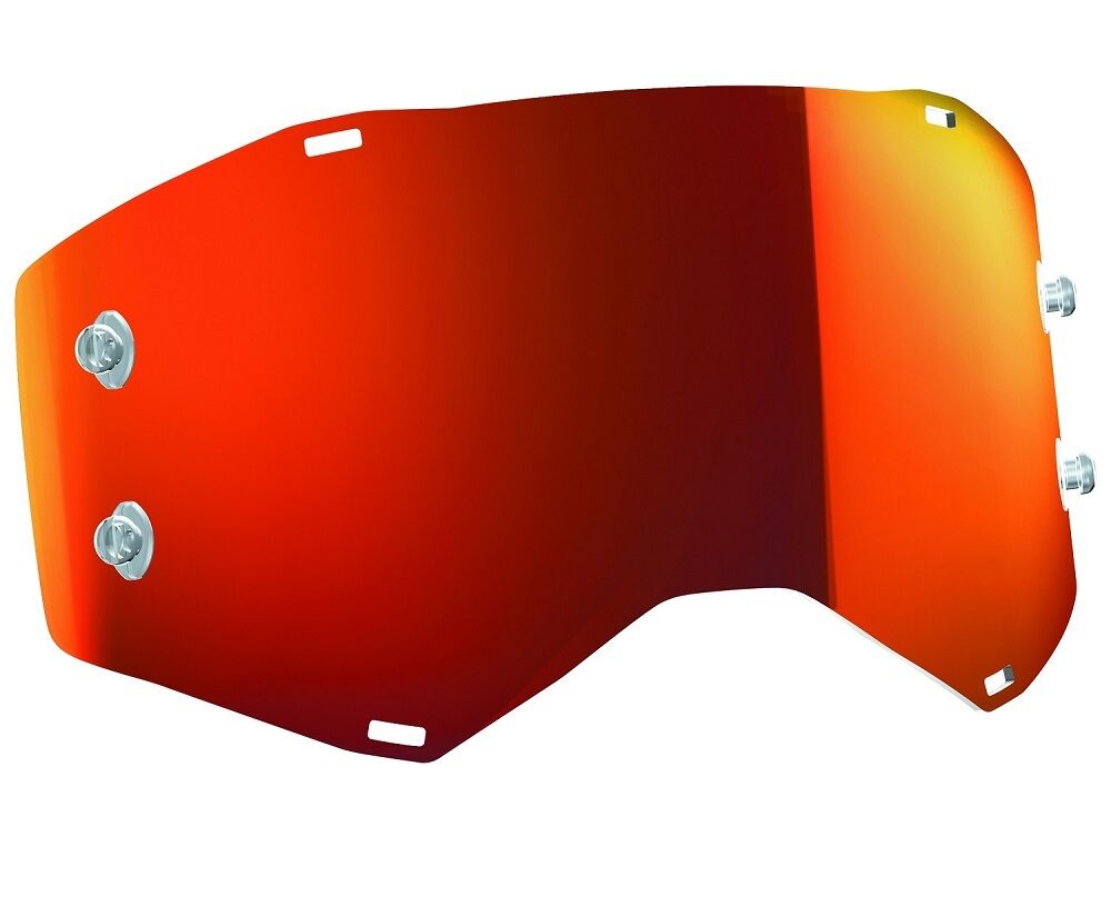 LENTE RICAMBIO MASCHERINA OCCHIALI SCOTT PROSPECT FURY ORANGE CHROME SPECCHIO