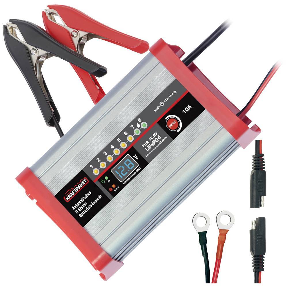 Dino KRAFTPAKET LifePo4 10A 136341 Caricatore 12 V
