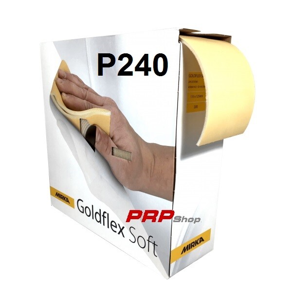 mirka - ABRASIVO - ROTOLI - MIRKA ROTOLO GOLDFLEX SOFT MIRKA P240 115X125