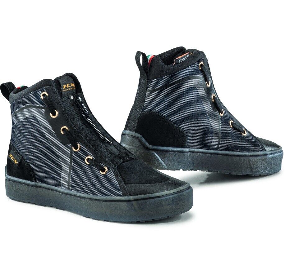 SCARPE SHOES DONNA MOTO TCX IKASU LADY WP IMPERMEABILI NERO REFLEX TG 38