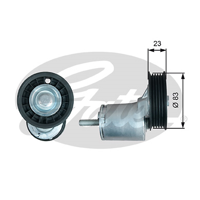 GATES T38375 TENDITORI + PULEGGE Audi A4 Avant (B5)(1994->) 1,6 - 74 Kw 100Cv CA