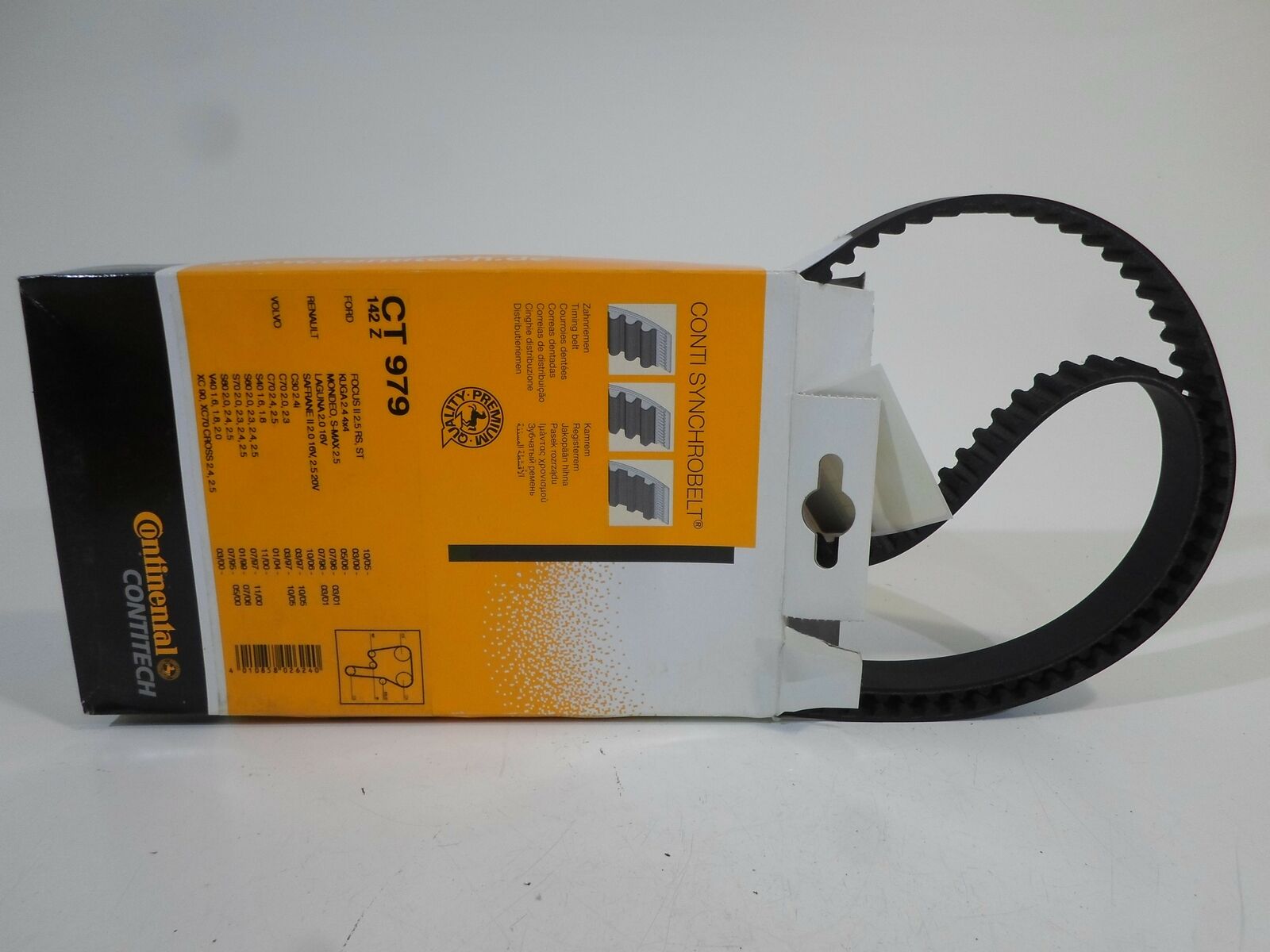 CINGHIA DENTATA TIMING BELT ORIGINALE CONTINENTAL PER RENAULT LAGUNA FORD FOCUS