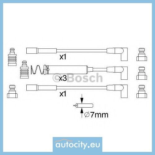Bosch 0 986 356 723 B723 Kit cavi accensione