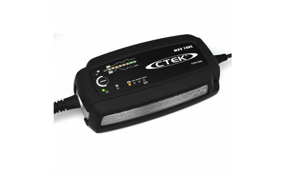 Ctek MXS 10 EC Caricabatterie Temperature Compensazione (Bumper Incluso)