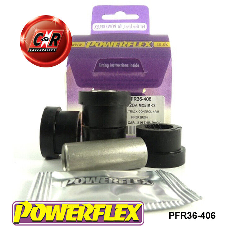 Powerflex Braccetti Posteriori Interno Spazzole Per Mazda MX5 Mk3 05 on