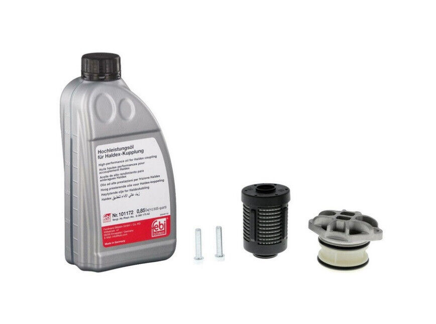Kit Manutenzione Haldex Gen IV 4 Filtro + Olio Febi Bilstein Audi Seat Skoda VW
