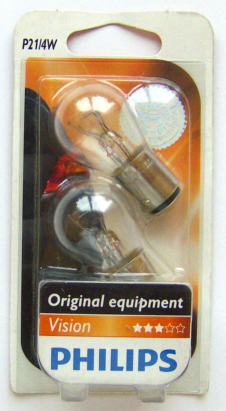 Philips Vision P21/4W 12V 4W 12594B2 Indicatore Lampadina (Coppia)