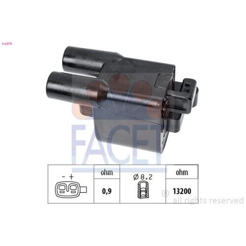 Bobina D'accensione Facet 9.6479 Made In Italy - Oe Equivalent per Hyundai Kia