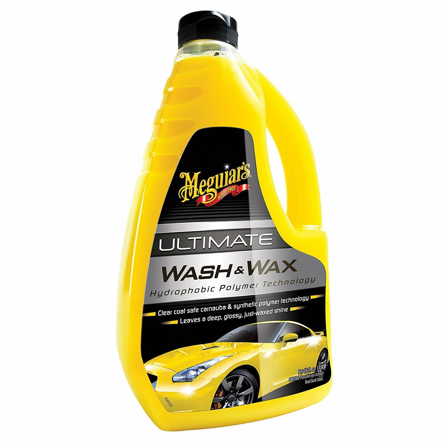Meguiar's 72942 Shampoo Ultimate Wash & Wax con Cera, 1420 ml