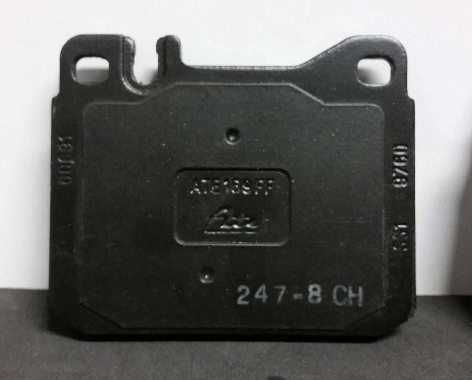 PASTIGLIE ANTERIORI ATE RIF. 13.0460-9028.2 MERCEDES S(116)-SL(107)-COUPE(C123)
