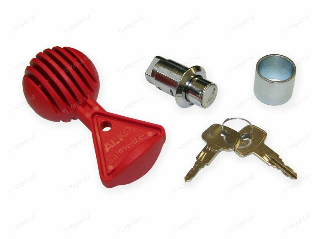 KIT LUCCHETTO ANTIFURTO PER GIUNTO ALKO AK 351 - PER RIMORCHIO E CARRELLI