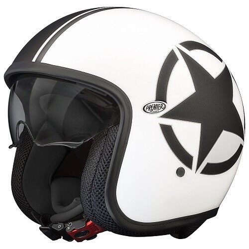 CASCO HELMET JET VINTAGE EVO STAR 8 BM PREMIER SIZE L