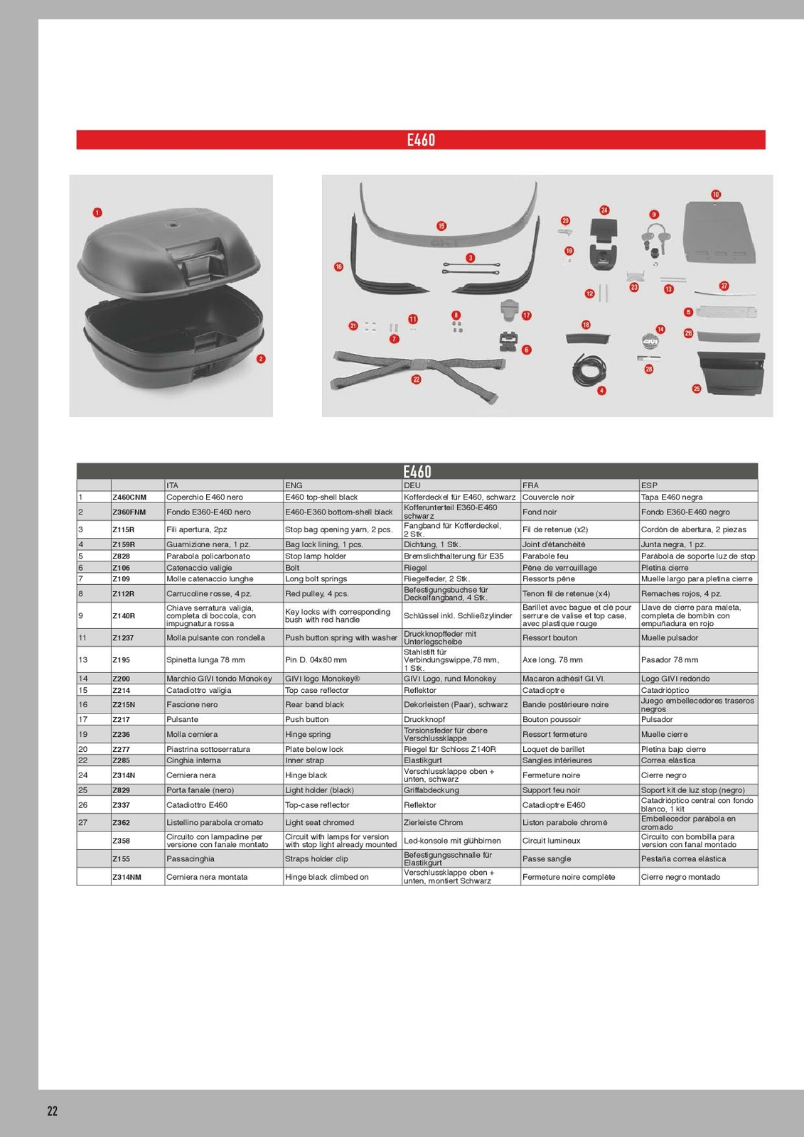 GIVI Z277 PIASTRINA SOTTOSERRATURA