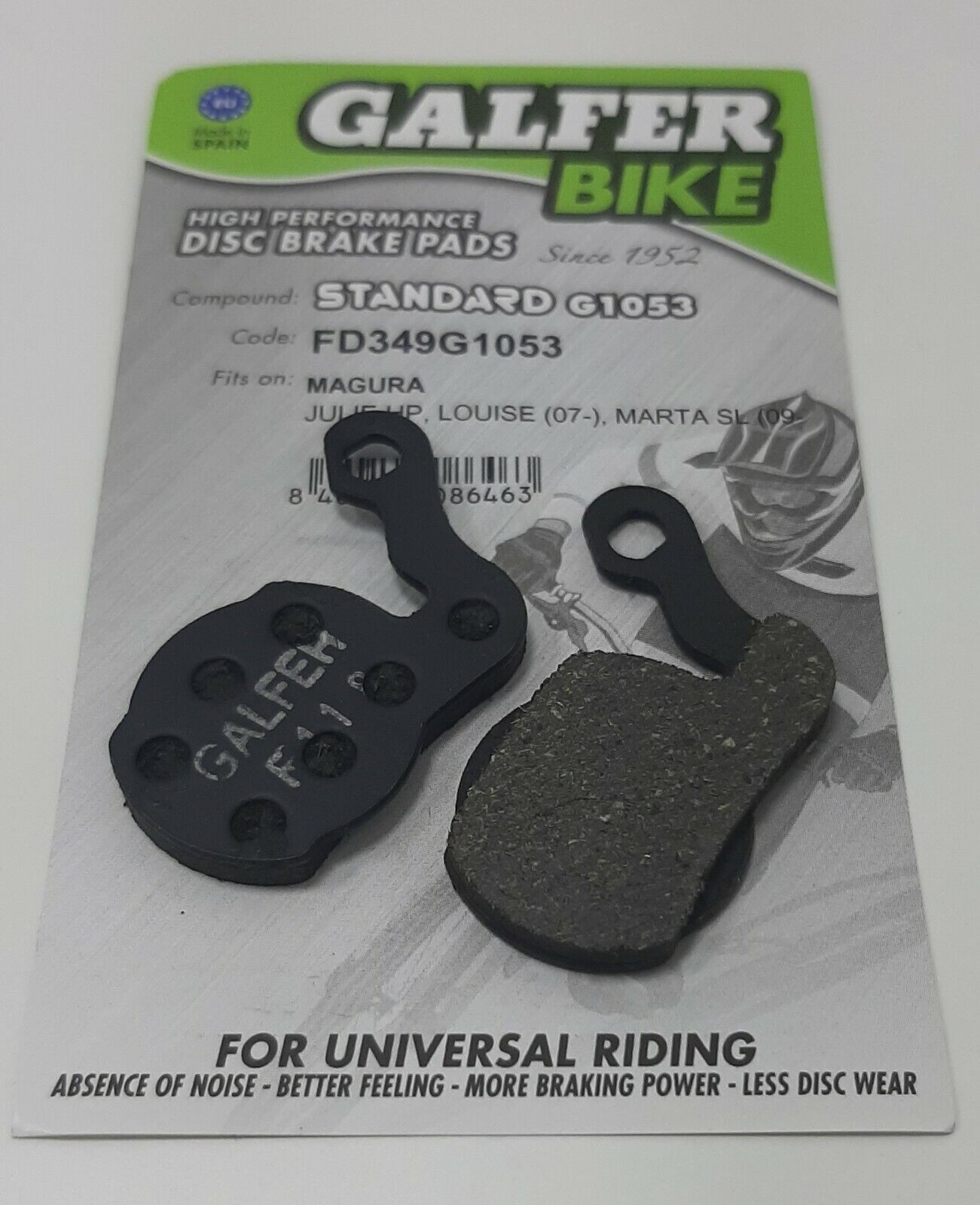 PASTIGLIE FRENO GALFER BIKE MAGURA JULIE HP,LOUISE 07-,MARTA SL 09