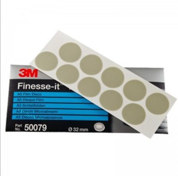 10 Dischi 3M Trizact Su Pellicola Poliestere Diam 35 MM P3000 - 50079