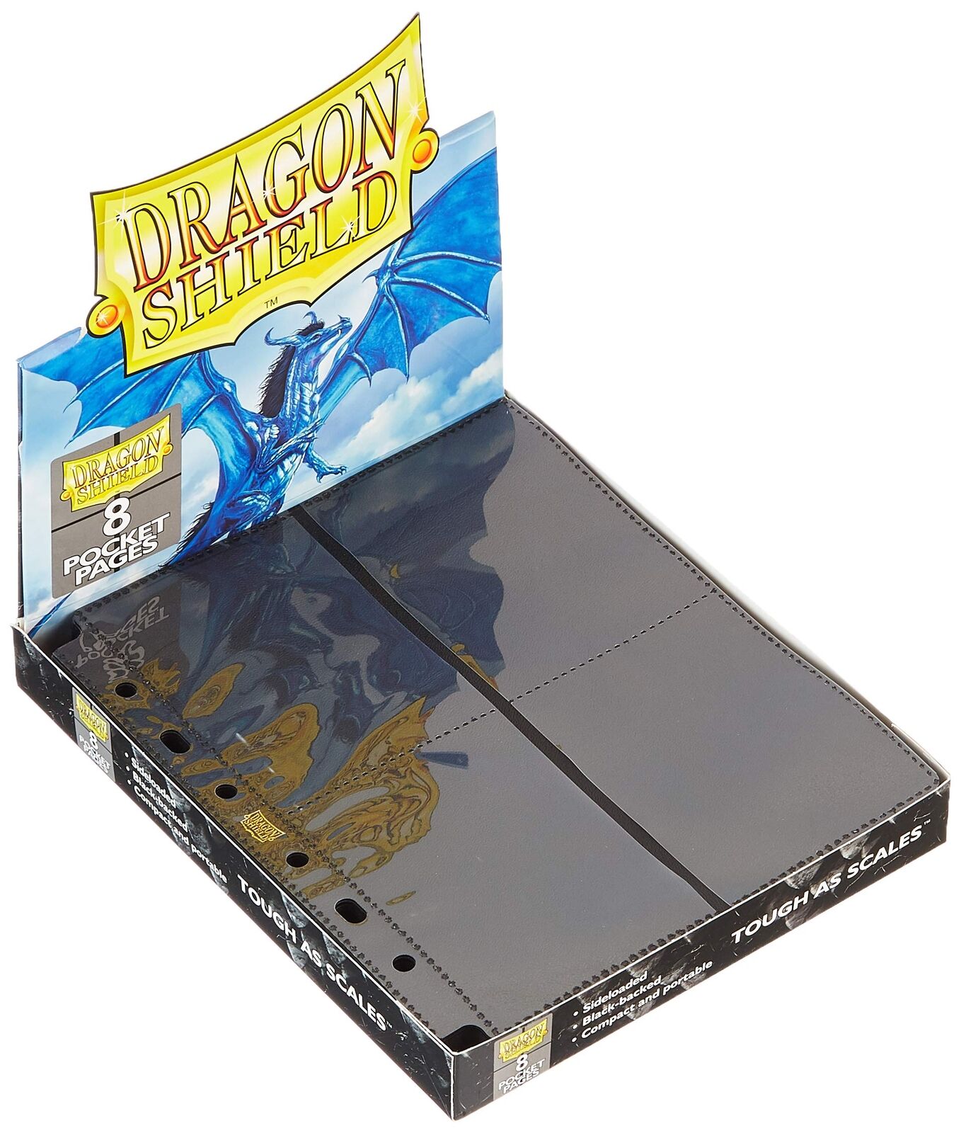 Arcane Tinmen ApS ART10303 Dragon Shield: 8-Pocket Pages (50) -Sideloaded Clear