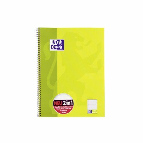 Oxford 100050362 quaderno per scrivere Verde A4 (E1E)