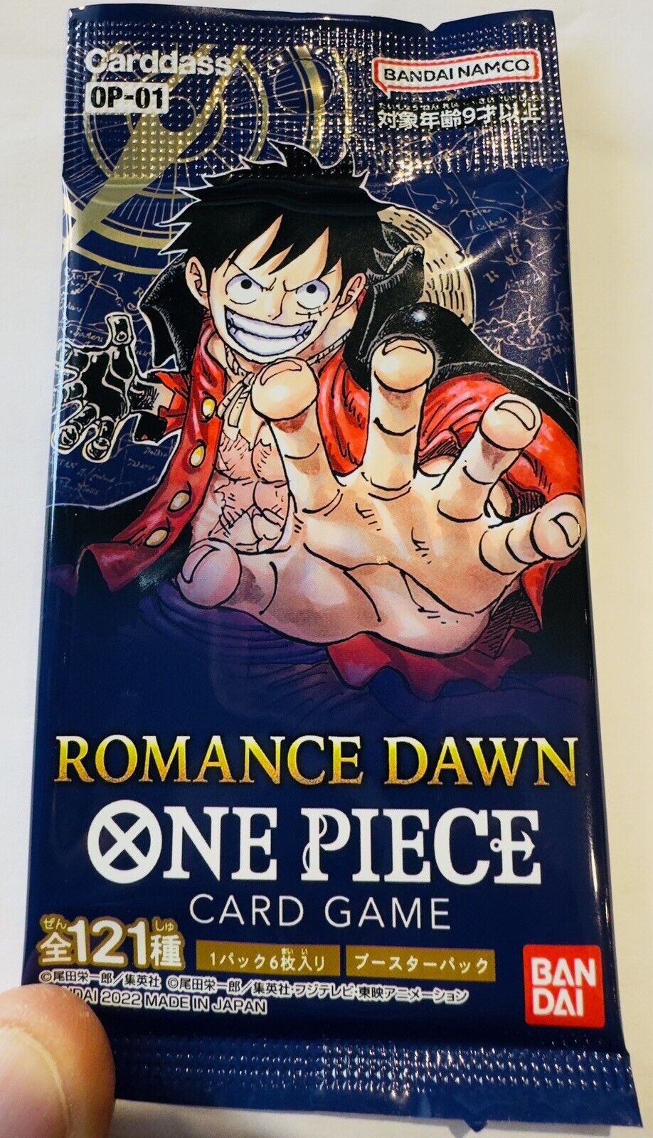 One Piece Card Game Romance Dawn OP-01 Booster Sealed PAC SIGILLATO JAP BANDAI