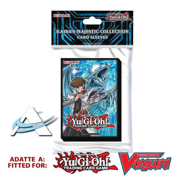 50 Bustine Protettive Kaiba 's Majestic Collection • Small Size Sleeves YUGIOH!
