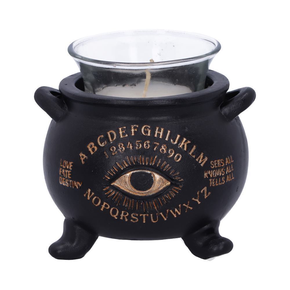 All Seeing Cauldron Candle Holder Calderone delle Streghe Portacandele 9cm.