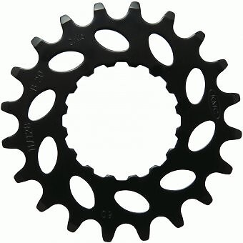 Pignoni KMC E-Bike Bosch Active Performance Line 20 denti 1/8" chromoly nero