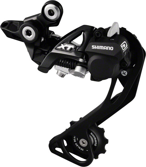 Shimano XT M786-SGS 10-Speed Lungo Gabbia Ombra Plus Deragliatore Posteriore