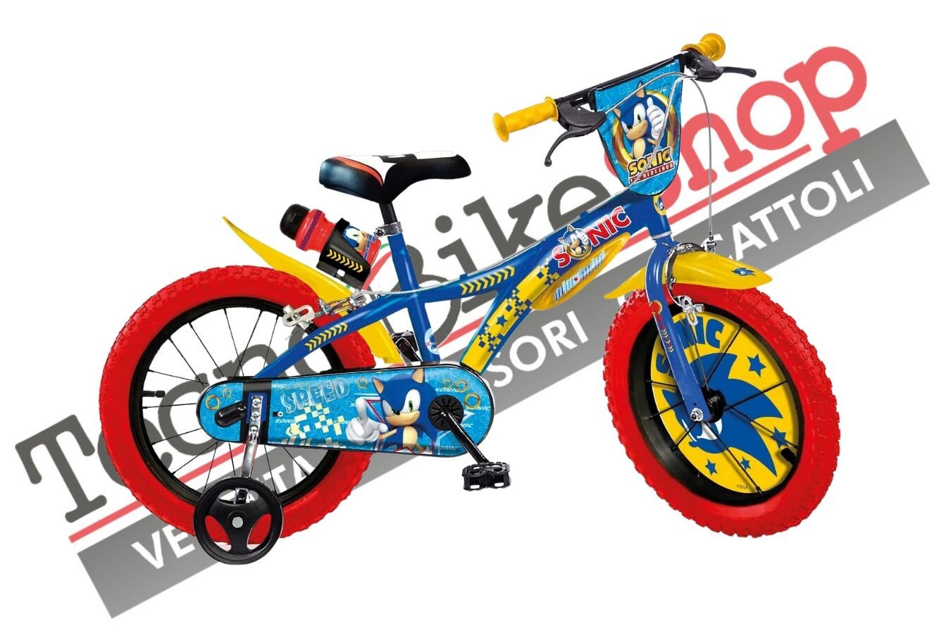 Bici per Bambino Bicicletta Dino Bikes Sonic Taglia 16"