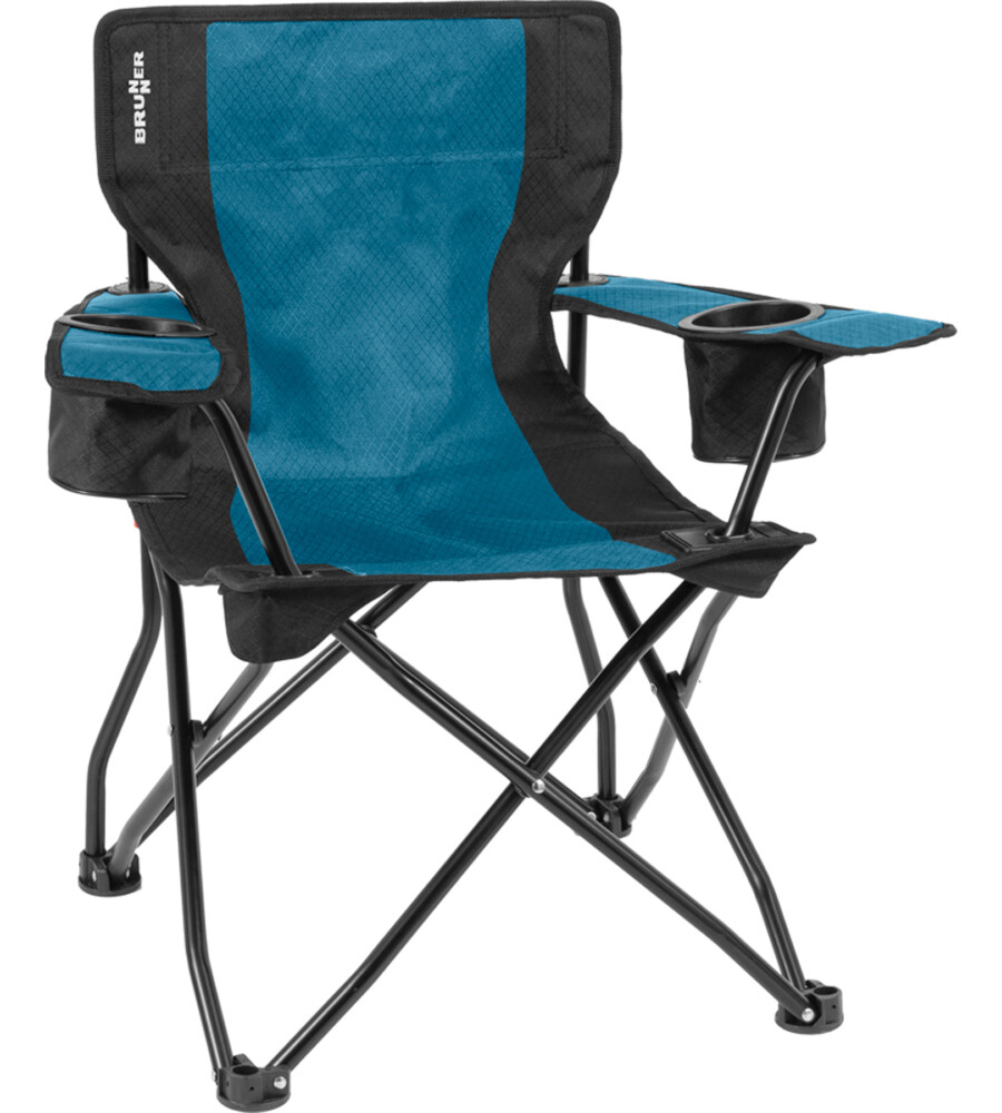 SEDIA DA CAMPEGGIO PIEGHEVOLE BRUNNER "ARMCHAIR EQUIFRAME" CON BRACCIOLI, COL...