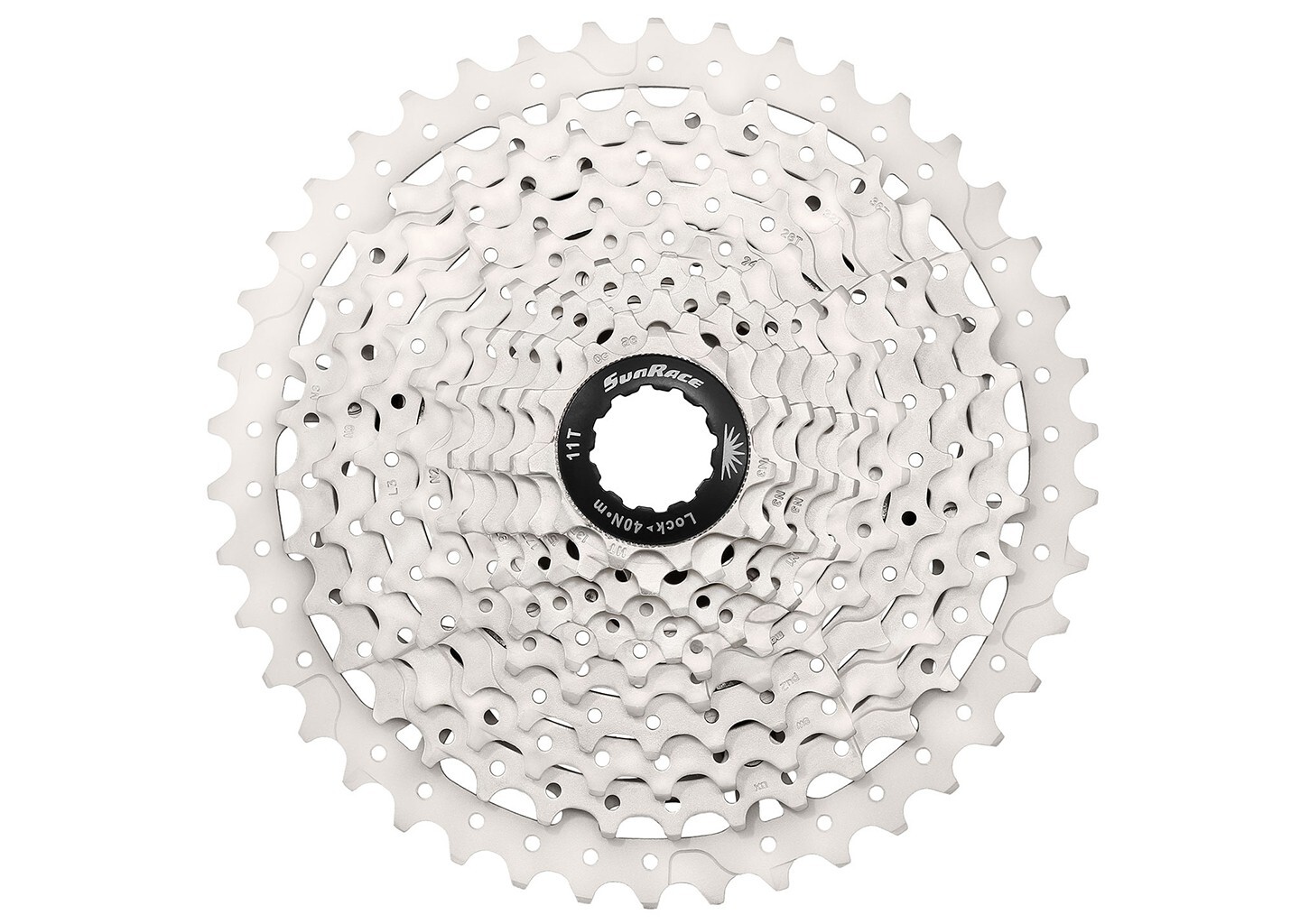 SunRace Pacco pignoni CSMS3 10-vel. 11-42 - metallic