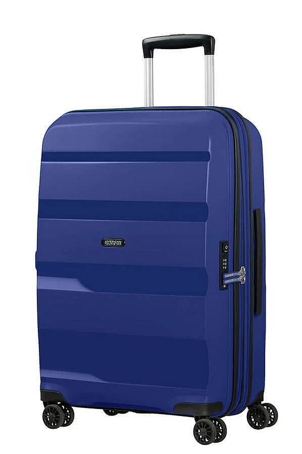 American Tourister Bon Air Dlx Spinner 66 Blu - Valigie Trolley Medio