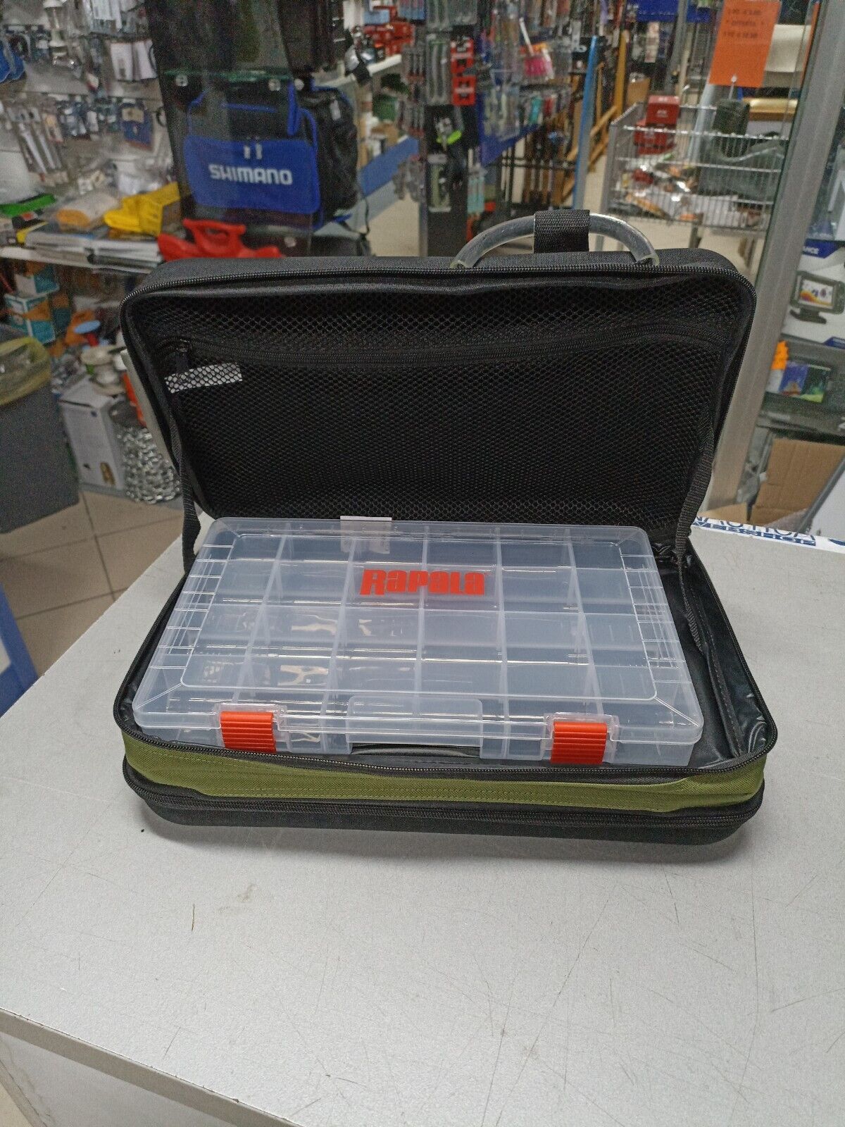 Borsa RAPALA BANDOULIERE PORTA ARTIFICIALE CON CASSETTE