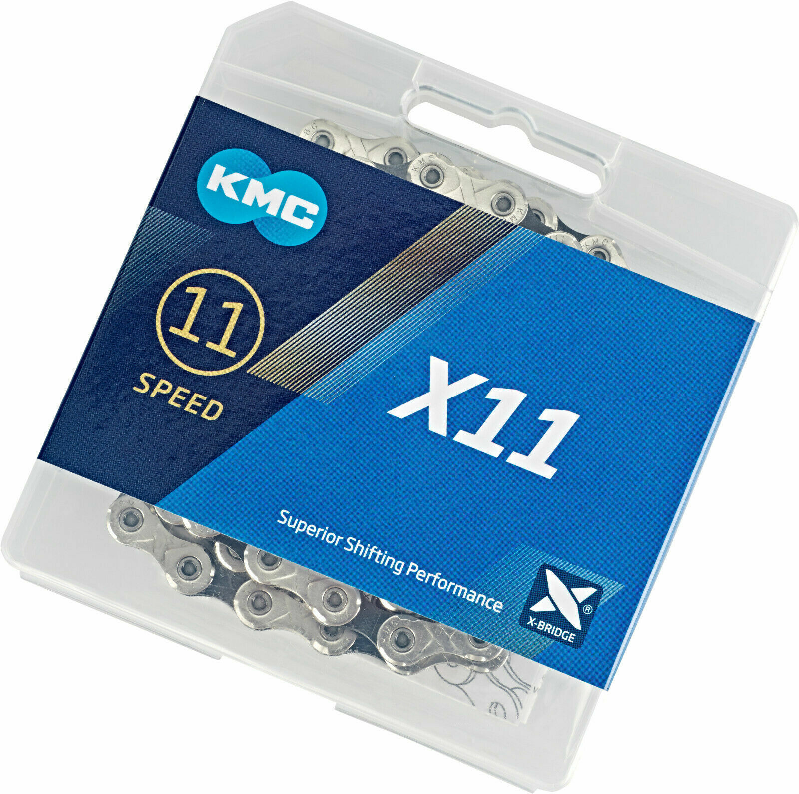 CATENA KMC X11 SILVER/BLACK 118 MAGLIE