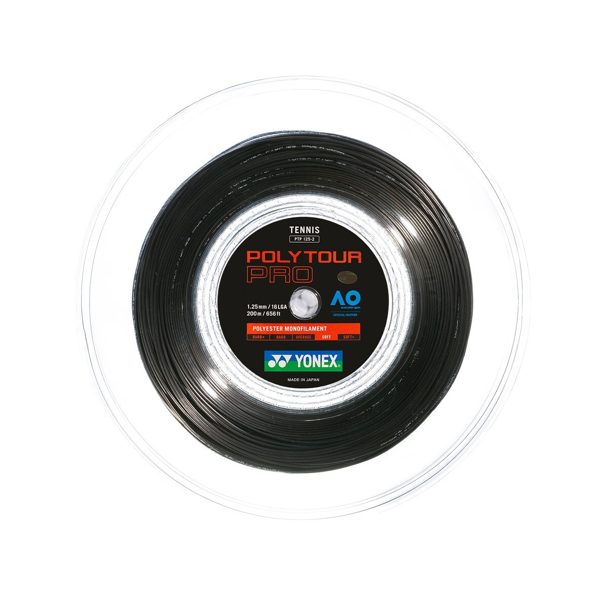 Yonex Matassa Corda Polytour Pro Graphite 200 Mt. 1.25 Mm PTP125-2 278