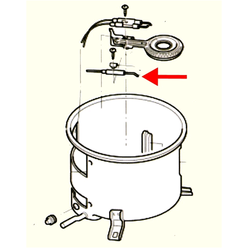 CANDELA RILEVAZIONE FIAMMA  BOILER BE7 - CAMPER e ROULOTTE